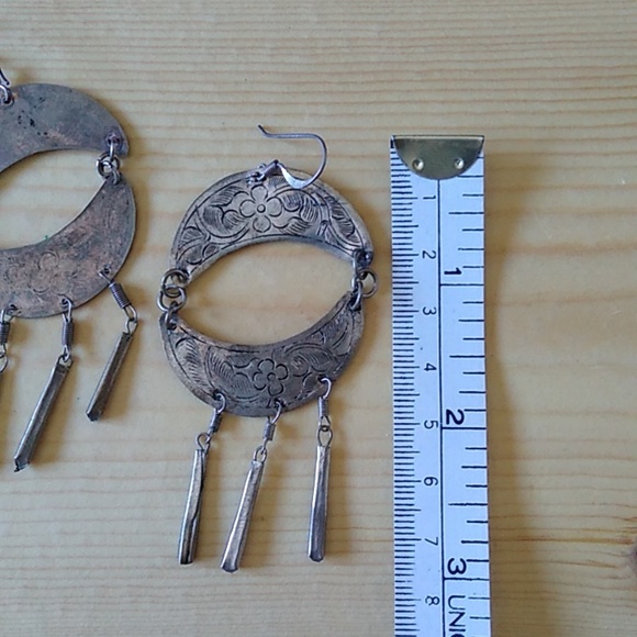 2/$20 - Vintage Silver Bohemian Earrings - Picture 3 of 3